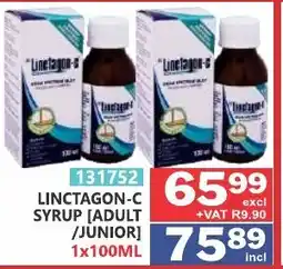 Arrow Cash And Carry Linctagon-c syrup offer