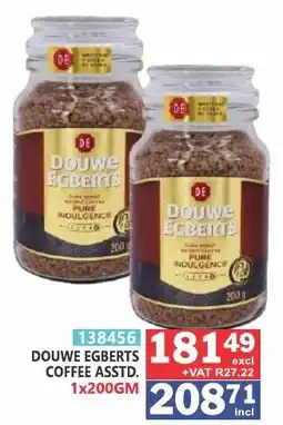 Arrow Cash And Carry Douwe Egberts Coffee Asstd. offer