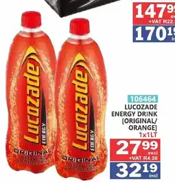 Arrow Cash And Carry Lucozade Energy Drink [Original/Orange] offer
