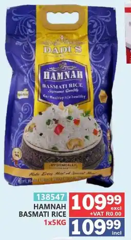 Arrow Cash And Carry Dadi's Hamnah Basmati Rice offer