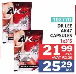 Arrow Cash And Carry DR LEE AK47 CAPSULES offer