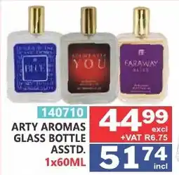 Arrow Cash And Carry ARTY AROMAS GLASS BOTTLE offer