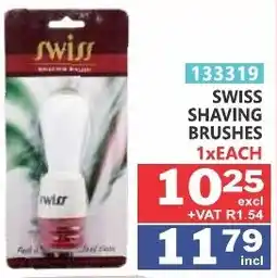 Arrow Cash And Carry SWISS SHAVING BRUSHES offer