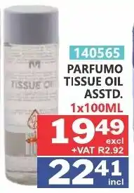 Arrow Cash And Carry Parfumo Tissue Oil offer