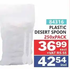 Arrow Cash And Carry PLASTIC DESERT SPOON offer