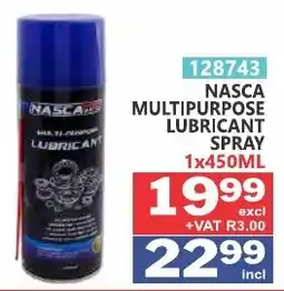 Arrow Cash And Carry NASCAR MULTIPURPOSE LUBRICANT SPRAY offer