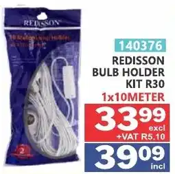 Arrow Cash And Carry Redisson Bulb Holder Kit R30 offer