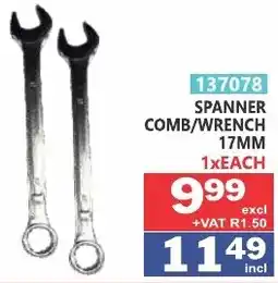 Arrow Cash And Carry Spanner comb/ wrench offer