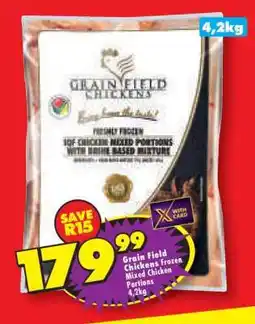 Shoprite GRAIN FIELD CHICKENS FROZEN MIXED CHICKEN PORTIONS 4,2kg offer