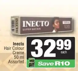 Spar Inecto Hair Colour Creme offer