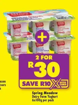 Shoprite Spring Meadow Dairy Farm Yoghurt offer