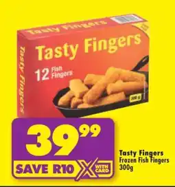 Shoprite Tasty Fingers Frozen Fish Fingers 300g offer