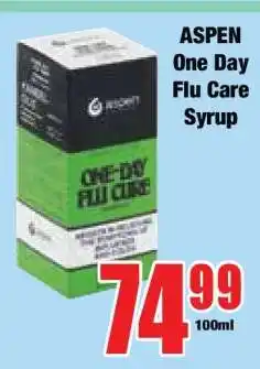 Boxer ASPEN One Day Flu Care Syrup offer