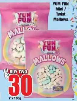 Boxer Yum Fun Mini/ Twist Mallows offer