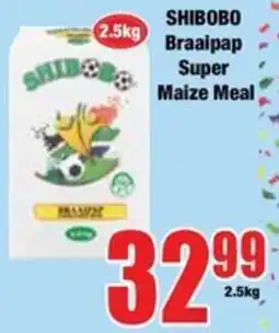 Boxer Shibobo Braaipap Super Maize Meal offer