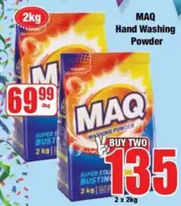 Boxer MAQ Hand Washing Powder offer