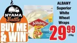 Boxer Albany Superior White Wheat Wraps offer