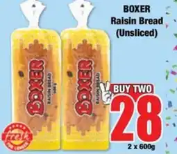 Boxer Boxer Raisin Bread Unsliced offer