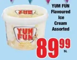 Boxer Yum Fun Flavoured Ice Cream Assorted offer
