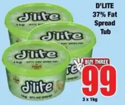 Boxer D'lite 37% Fat Spread Tub offer