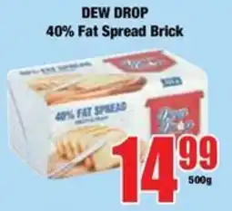 Boxer Dew Drop 40% Fat Spread Brick offer
