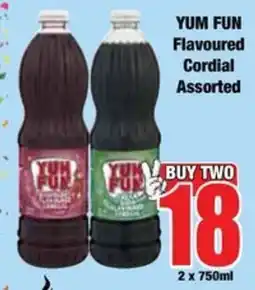 Boxer Yum Fun Flavoured Cordial Assorted offer