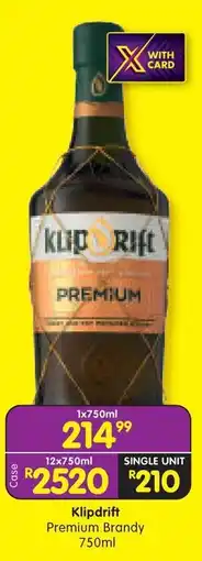 Shoprite Klipdrift Premium Brandy offer