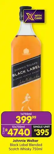 Shoprite Johnnie Walker Black Label Blended Scotch Whisky offer