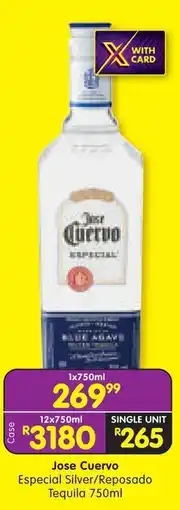 Shoprite Jose Cuervo Especial Silver/ Reposado Tequila offer