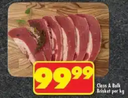 Shoprite Class A Bulk Brisket offer