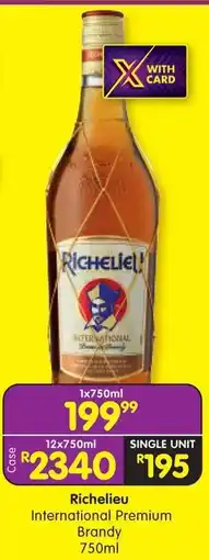 Shoprite Richelieu International Premium Brandy offer