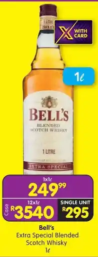Shoprite Bell's Extra Special Blended Scotch Whisky offer