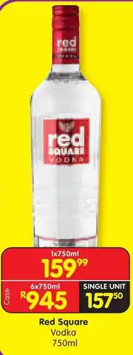 Shoprite Red Square Vodka offer