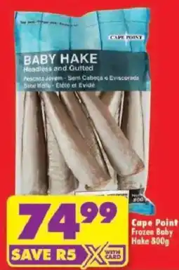 Shoprite Cape Point Frozen Baby Hake offer