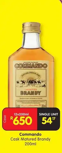 Shoprite Commando Cask Matured Brandy offer