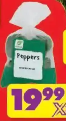 Shoprite Green Peppers offer