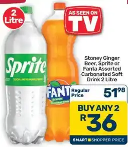 Pick n Pay Stoney Ginger Beer, Sprite or Fanta Assorted offer