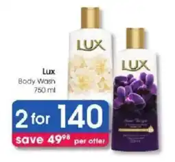 Clicks Lux Body Wash offer