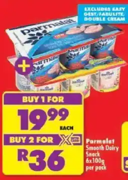 Shoprite Parmalat Smooth Dairy Snack offer