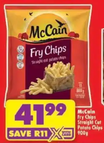 Shoprite McCain Fry Chips Straight Cut Potato Chips offer