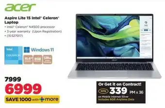 HiFi Corp Acer Aspire Lite 15 offer