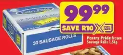 Shoprite Pastry Pride Frozen Sausage Rolls offer