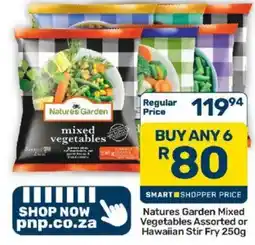 Pick n Pay Natures Garden Mixed Vegetables Assorted offer