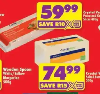 Shoprite Crystal Valley Salted Butter offer