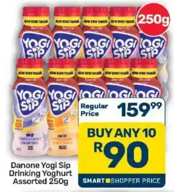 Pick n Pay Danone Yogi Sip Drinking Yoghurt Assorted offer