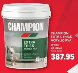 Cashbuild CHAMPION EXTRA THICK ACRYLIC PVA offer