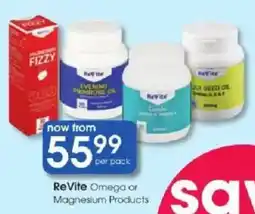 Clicks ReVite Omega or Magnesium Products offer