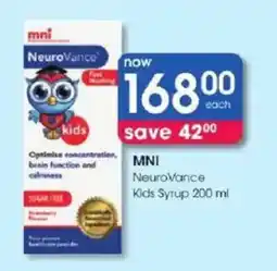 Clicks MNI NeuroVance Kids Syrup offer