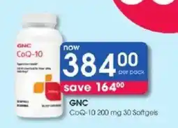 Clicks GNC CoQ-10 offer