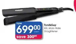 Clicks Toni&Guy XXL Wide-Plate Straightener offer